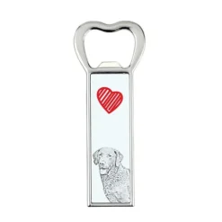 Chesapeake Bay Retriever - flasköppnare med en hund, personlig kylöppnare, unik present till en man från Art-Dog