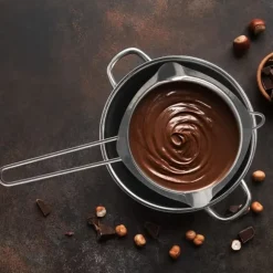 Choklad- och vaxskål, stål, 250 ml