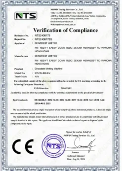 Chokladsmältare - Enkel smältgryta - 30–85°C Justerbar - 1 kg Kapacitet - 14 cm Keramikkärl Non-stick - 40 W - EU‑plugg 220–230V - Svart/Vit