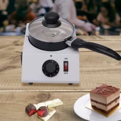 Chokladsmältare, 40W, Justerbar temperatur 30-85°C, Kapacitet 1 kg, Kastrullens diameter 14 cm, Storlek 17x23x11 cm