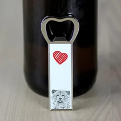 Chow Chow - flasköppnare med en hund, personlig kylöppnare, unik present till en man från Art-Dog