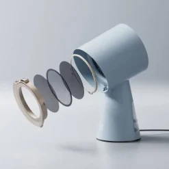 CIARRA Bärbar köksfläkt 3 filter Fristående köksfläkt Blå