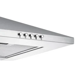 CIARRA dekorativ huva 60cm A++ 2st Kolfilter 370m³/h Återvinning eller evakuering 3 hastigheter INOX