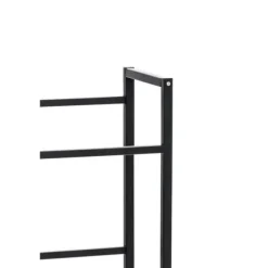 CLP Lennert metallflaskställ Lådhållare med olika kapaciteter, svart -L