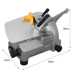 30cm Skärmaskin Köttskärare Elektrisk Skärare Kommersiell Rostfritt Stål Skivningsblad Deli Bröd Grönsaker Ost Catering Professionell Restaurangmaskin | CDON