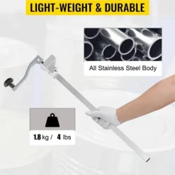 40cm 7st/min manuell kommersiell konservöppnare, effektiv skärning, 2 monteringssätt, arbetsbesparande vridhandtag, lätt och hållbar