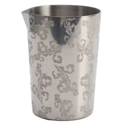 Cocktailglas i 304 rostfritt stål, värmebevarande, graverat, bartendingglas för bar