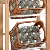 Crate Rack Oak, dryckeshållare, lättillgänglig - för 2 lådor