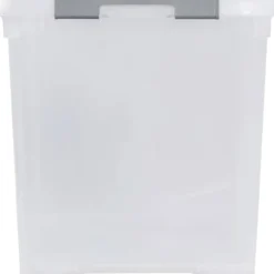 Curver 240682 Plastlåda HANDY sluten, stapelbar (B x H x D) 400 x 390 x 600 mm Transparent 3 st