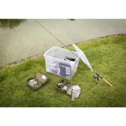 Curver 240682 Plastlåda HANDY sluten, stapelbar (B x H x D) 400 x 390 x 600 mm Transparent 3 st