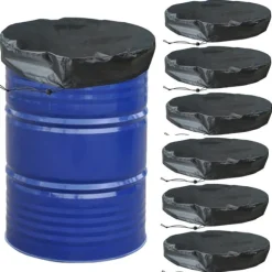 420D Oxford Tyg Kemisk Tunna Lock Regnskydd/Dammskydd - Kompatibelt med standard kemiska tunnor