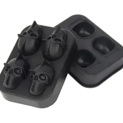 3D Skull Ice Cube-form för whisky, scotch, cocktail och sprit eller gelé, godis, choklad, fest, present s.482