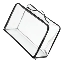 Dammpåse för handväskor PVC genomskinlig handväska skydd förvaringsväska organizer med dragkedja och handtag för garderob resor smink toalettartiklar | CDON