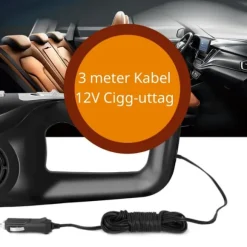 Dammsugare till Bilen - Portabel Effektiv Bildammsugare Orange