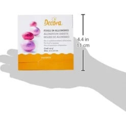 Decora Feuille DALUMINIUM Magenta 50 G 10 X 10 CM, Annat - 0796210