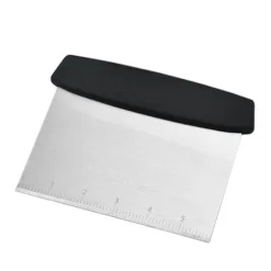 Degskrapa med Måttskala Svart, Rostfritt stål