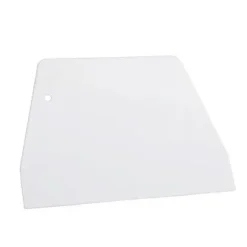 degskrapa Multifunktionell flexibel skålskrapa Plast degskärare bänkskrapa med hängande hål för kök