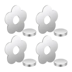 8-delade magnetiska bordsduksvikter för utomhusbruk, vindtäta magneter i rostfritt stål för bordsdukshängen i blomform, lämpliga för dekoration av fa | CDON
