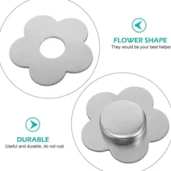 8-delade magnetiska bordsduksvikter för utomhusbruk, vindtäta magneter i rostfritt stål för bordsdukshängen i blomform, lämpliga för dekoration av fa | CDON