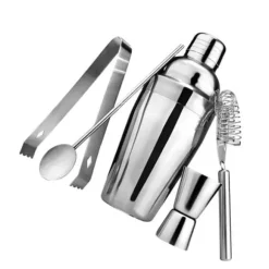 5-Delar cocktailset , barset, shaker 700ml - Rostfritt stål
