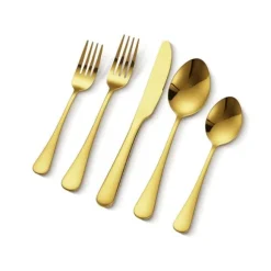 100-delar Silverbestickset, Rostfritt Stål, Bestick för 20 personer, Högkvalitets, Tålig och Eleganta Utseende