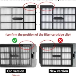 17-delars Ersättningstillbehörssats Kompatibel med Eufy RoboVac E25 Omni / E28 Omni