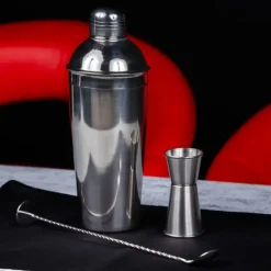 3-delat cocktailbartenderset. KINGHOFF KH-1705 Shaker