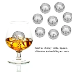 Diamantiskulor i rostfritt stål: Ultimate Wine and Whiskey Drink Chiller