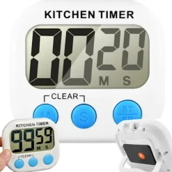 Digital köksklocka - Elektronisk timer med magnetfäste