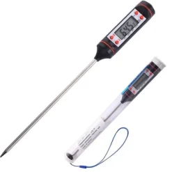 Digital Kökstermometer för Mat, BBQ & Vätskor Stektermometer