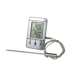Digital stek- och ugnstermometer med dubbla mätpunkter