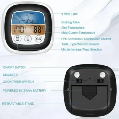 Digital Stektermometer med Lättavläst Pekskärm och Larm