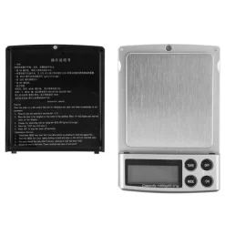 Digitalvåg i fickformat, upp till 1000 gram, bakgrundsbelyst