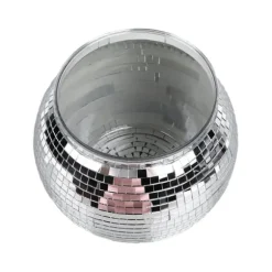 Disco Ball Ishink Plast Stor kapacitet Party Dryckshink för öl Cocktail Vin Silver