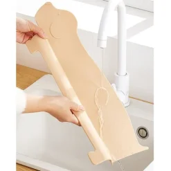 Diskbänk Stänkskydd Mångsidig stänksäker Värmebeständig Robust Diskbänk Vattenstänkskydd för bänkskivor Hem Gul