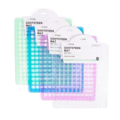 Diskunderlägg transparent fyrkant mix