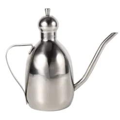 Dispenser för olivolja i rostfritt stål - 0,35L flaska för köksbruk