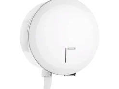 Dispenser Toiletpapir Katrin Jumbo Midi/Maxi med Lås Metal Hvid
