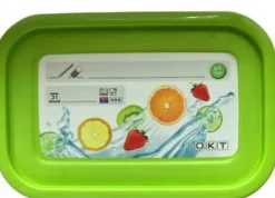 Djup plastmatbehållare 1L Minne