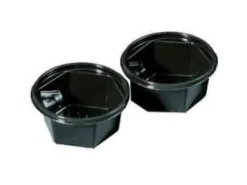 Dressingbæger Catersource 50ml Ø68xH31mm APET sort,12 pk x 96 stk/krt