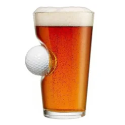 Dricksglas med golfboll