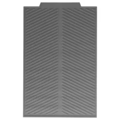 Dränerbar värmeisoleringsdyna Silikon Bord Bordsunderlägg Kruka Skål Diskmatta Köksprylar Grå