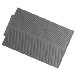 Dränerbar värmeisoleringsdyna Silikon Bord Bordsunderlägg Kruka Skål Diskmatta Köksprylar Grå