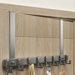 Dörrhängare i aluminium med 5 krokar – 32 cm