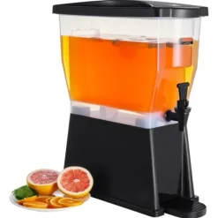 Dryckesdispenser 3 gallon, plast med tapplock, fest, juice, iste, citronläsk, vatten, perfekt för evenemang