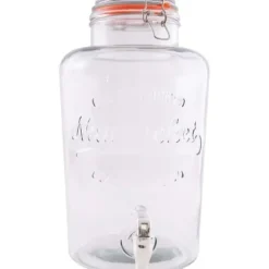 Dryckesdispenser - POINT-VIRGULE - Glas med Kran - 8L - För Cocktails och Iste