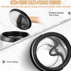 Dryckesdispenser, 24x47,5 cm, rostfritt stål, isolerad