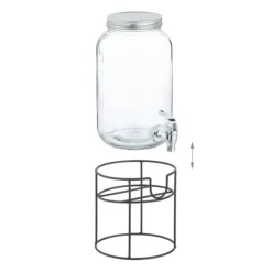 Dryckesdispenser, 36x17x21 cm, Transparent