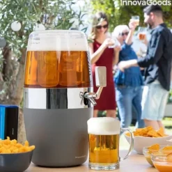 Dryckesdistributör - InnovaGoods - Freer - Kylare - 2 Isbehållare - Perfekt för Fester