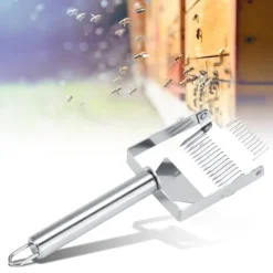 Dubbelnålad rostfritt stål bikupa avtäckningsgaffel skrapa spade biodling biodlare verktyg